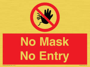 No Mask No Entry